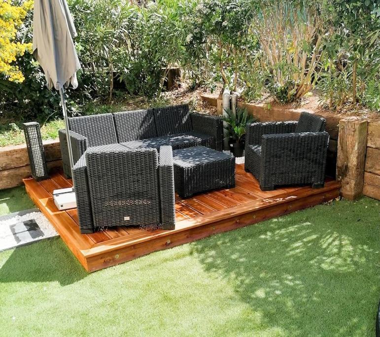 Appartement Frejus Avec Jardin, Piscine, Plage, Tennis ภายนอก รูปภาพ